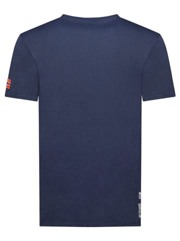 Geographical Norway Shirt "Jofforoy" donkerblauw