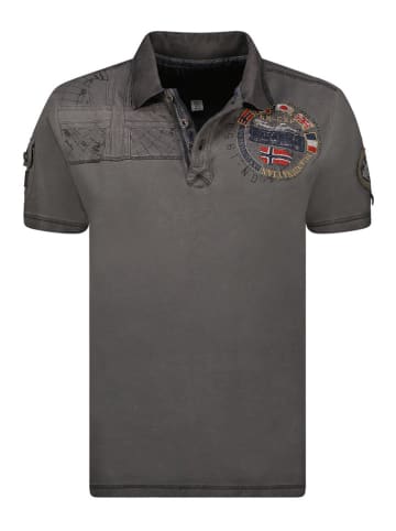 Geographical Norway Poloshirt "Kinflat" in Anthrazit