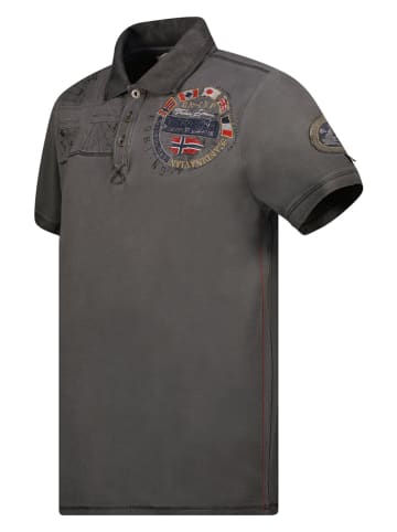 Geographical Norway Poloshirt in Schwarz