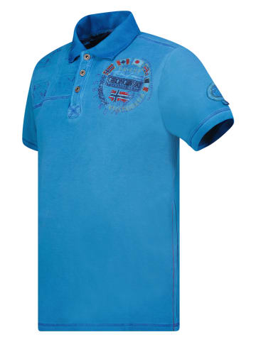 Geographical Norway Poloshirt in Blau