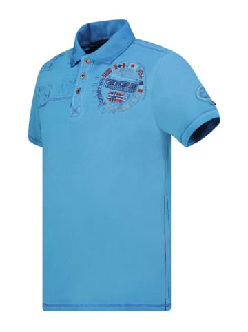 Geographical Norway Poloshirt "Kinflat" blauw