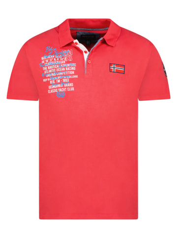 Geographical Norway Poloshirt "Kancre" in Rot