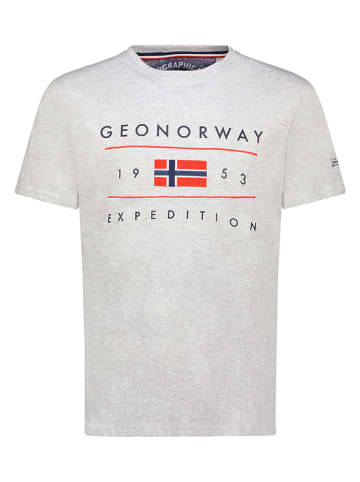 Geographical Norway Shirt in Grau