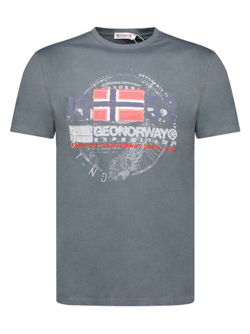 Geographical Norway Koszulka w kolorze szarym