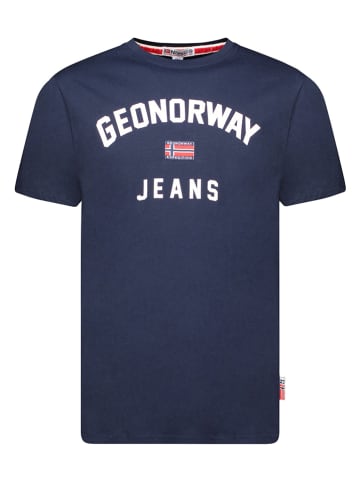 Geographical Norway Shirt donkerblauw