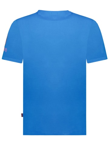 Geographical Norway Shirt "Jysuis" in Blau