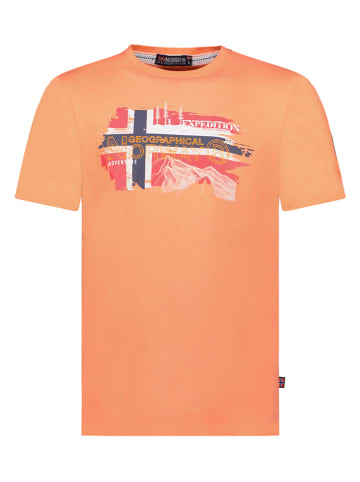 Geographical Norway Shirt in Orange