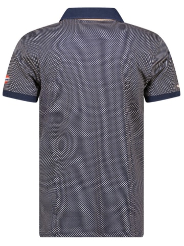 Geographical Norway Koszulka polo "Kingdom" w kolorze granatowym
