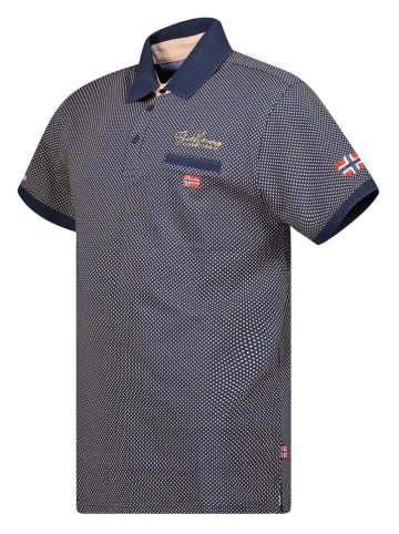 Geographical Norway Koszulka polo "Kingdom" w kolorze granatowym