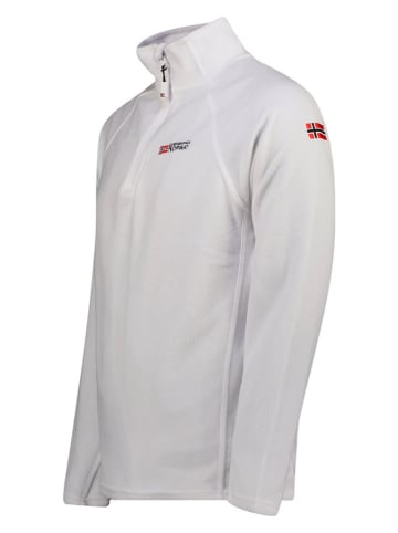 Geographical Norway Fleecepullover "Tug" in Weiß