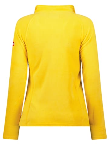 Geographical Norway Bluza polarowa w kolorze żółtym