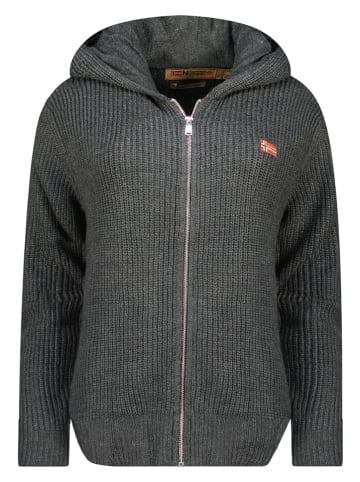 Geographical Norway Cardigan in Anthrazit