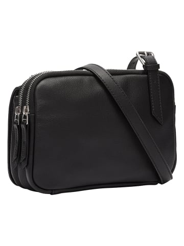 Liebeskind Berlin Leder-Umhängetasche in Schwarz - (B)24 x (H)15 x (T)7 cm