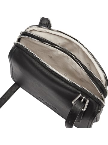 Liebeskind Berlin Leder-Umhängetasche in Schwarz - (B)24 x (H)15 x (T)7 cm