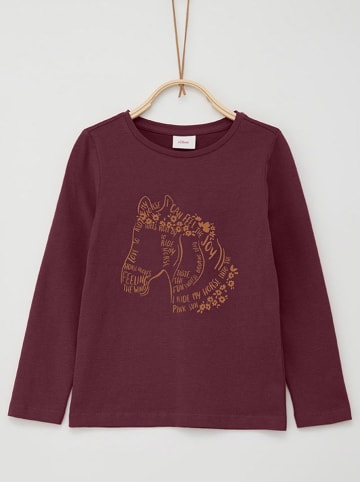 s.Oliver Longsleeve bordeaux
