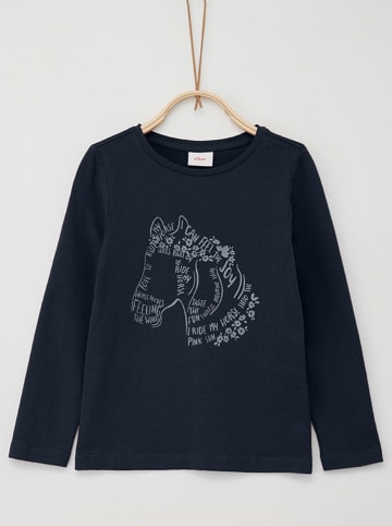 s.Oliver Longsleeve donkerblauw