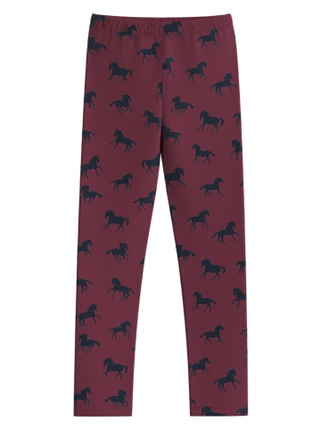 s.Oliver Leggings in Pflaume/ Dunkelblau