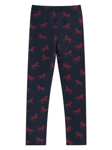 s.Oliver Legging donkerblauw/pruimkleurig