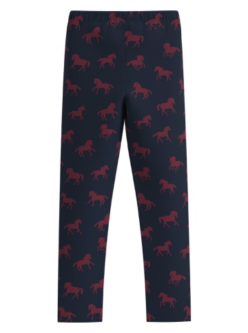 s.Oliver Leggings in Dunkelblau/ Pflaume