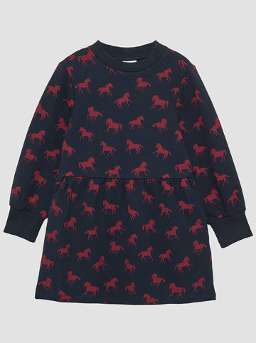 s.Oliver Jurk donkerblauw/rood