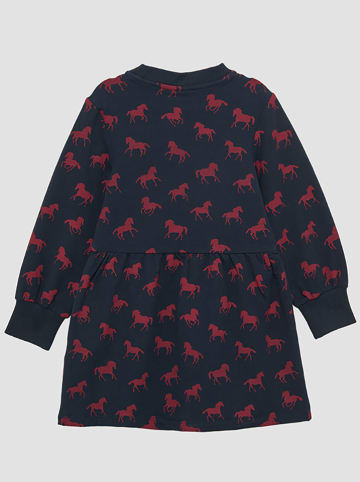 s.Oliver Jurk donkerblauw/rood