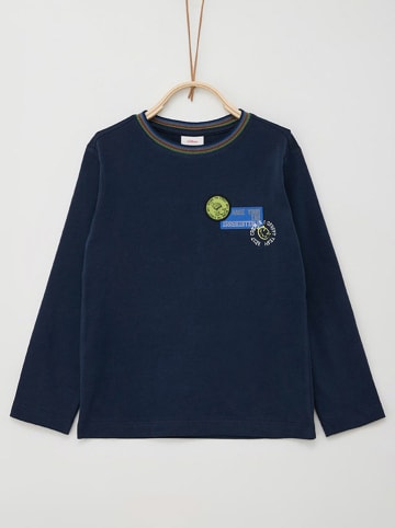 s.Oliver Longsleeve in Dunkelblau