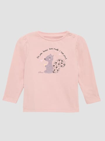 s.Oliver Longsleeve in Rosa