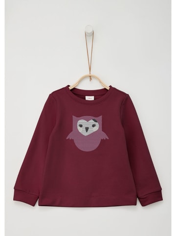 s.Oliver Sweatshirt in Bordeaux