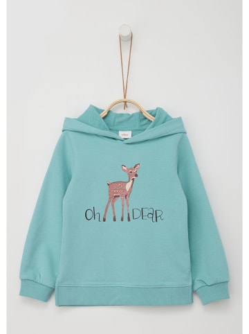 s.Oliver Hoodie turquoise