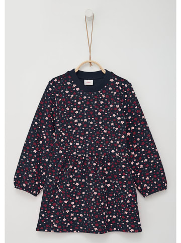 s.Oliver Jurk donkerblauw/meerkleurig