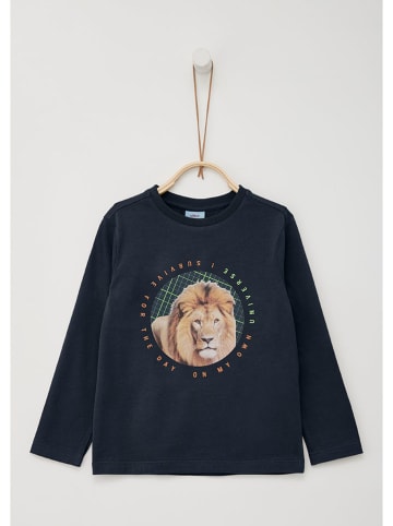 s.Oliver Longsleeve donkerblauw