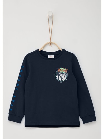 s.Oliver Longsleeve in Dunkelblau