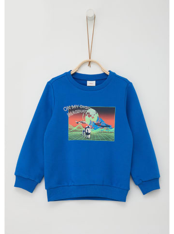 s.Oliver Sweatshirt in Blau