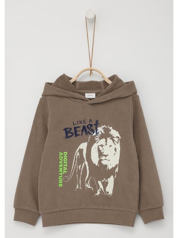 s.Oliver Hoodie in Hellbraun