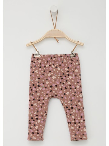 s.Oliver Leggings in Rosa/ Beige