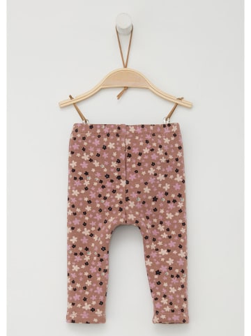s.Oliver Leggings in Rosa/ Beige