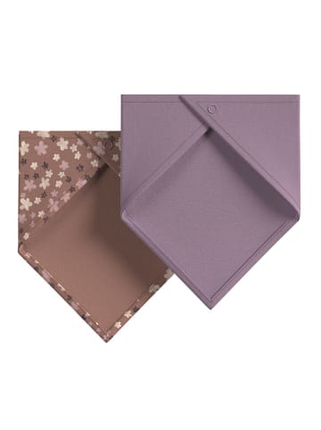 s.Oliver 2er-Set: Halstücher in Lila/ Beige/ Rosa