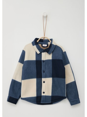 s.Oliver Blousejas blauw/crème