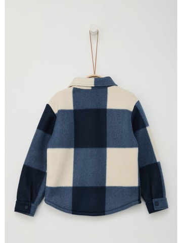 s.Oliver Hemdjacke in Blau/ Creme
