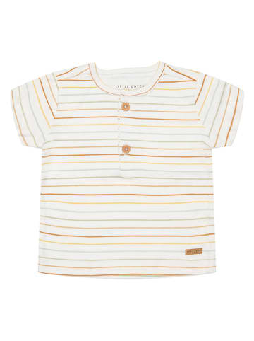 Little Dutch Shirt "Vintage Sunny Stripes" in Weiß