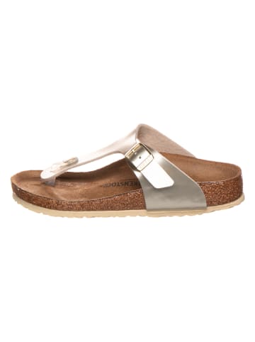 Birkenstock Zehentrenner "Gizeh" in Silber