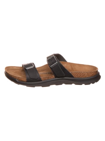 Birkenstock Leren slippers "Sierra" bruin