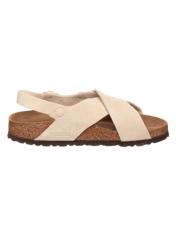 Birkenstock Leder-Sandalen "Tulum" in Beige - Weite S