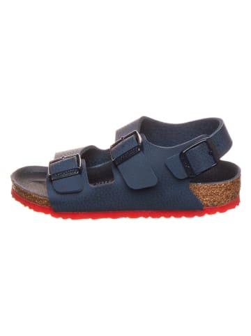 Birkenstock Leren sandalen "Milano" donkerblauw