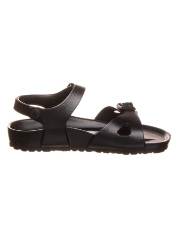 Birkenstock Sandalen "Rio" in Schwarz - Weite S