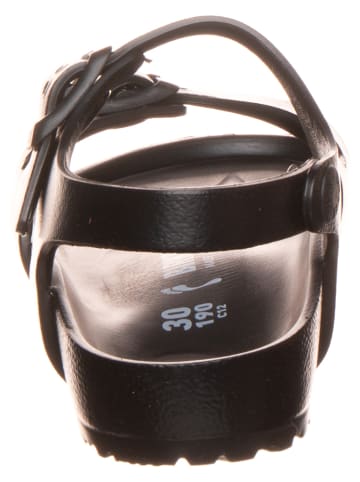 Birkenstock Sandalen "Rio" in Schwarz - Weite S