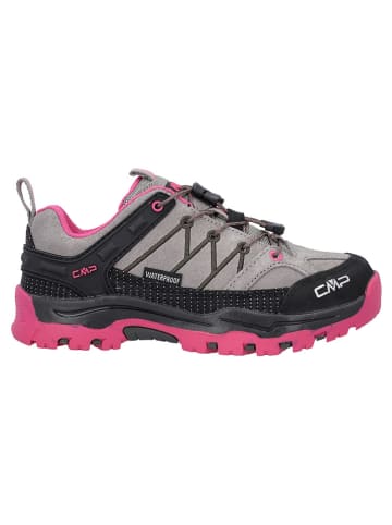 CMP Leder-Trekkingschuhe "Rigel" in Grau/ Pink