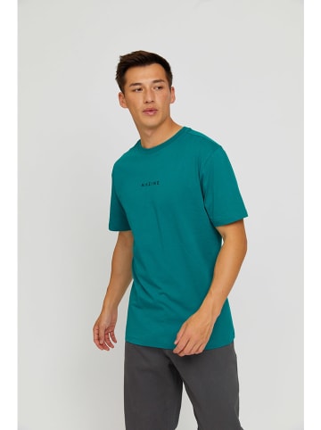 MAZINE Shirt "Logo" turquoise