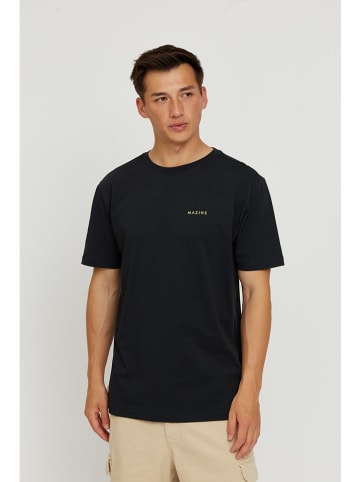 MAZINE Koszulka "Stundon" w kolorze czarnym