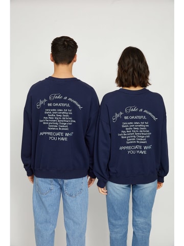 MAZINE Sweatshirt "Rockland" donkerblauw